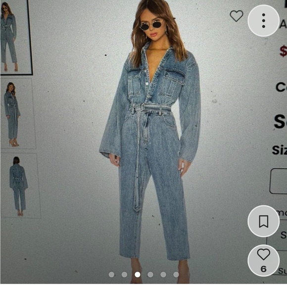 Agolde tatum jumpsuit - Picture 3 of 4